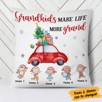 Personalized Grandma Red Truck Christmas  Pillow NB193 87O58 thumb 1
