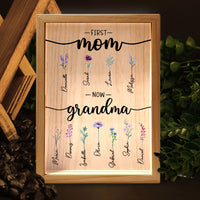 Personalized Gift For Grandma's Garden Picture Frame Light Box 31506 thumb 1