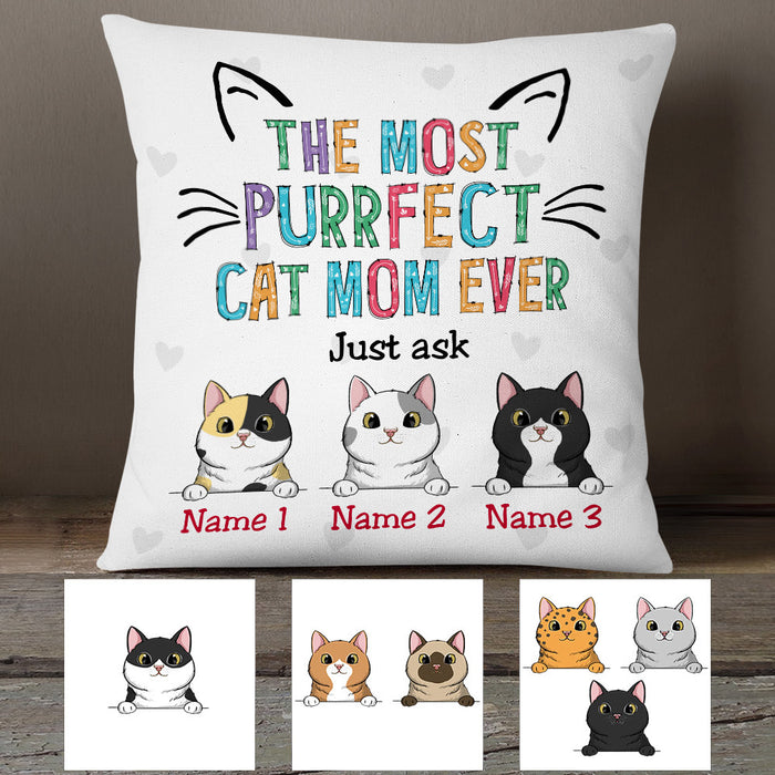 Personalized Cat Mom Pillow FB191 26O53 (Insert Included) 1