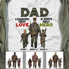 Personalized Hunting Dad Grandpa T Shirt AP222 26O36 1