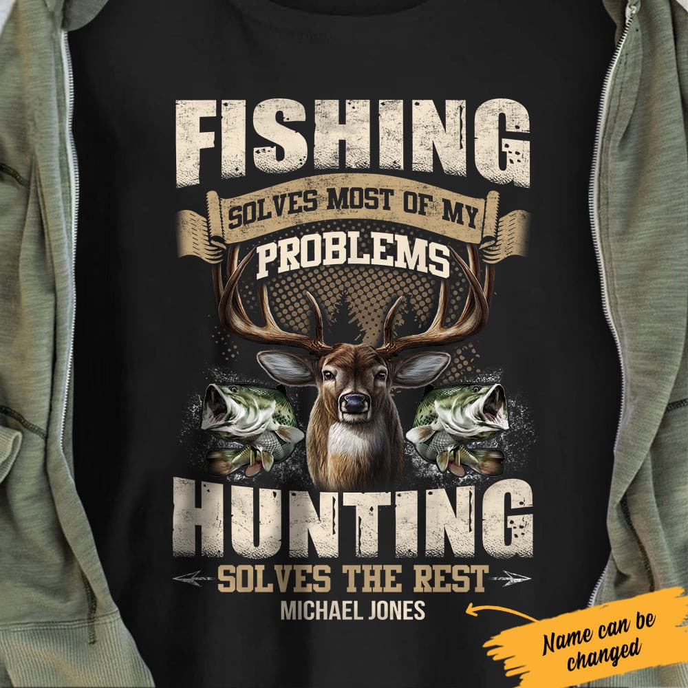 Personalized Fishing And Hunting T Shirt JN121 81O34