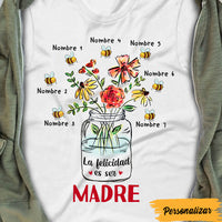 Personalized Grandma Mom Spanish Mamá Abuela T Shirt AP283 26O47 thumb 1