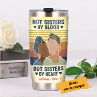 Personalized BWA Friends Sisters By Heart Steel Tumbler AG32 95O57 thumb 1