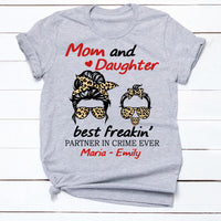 Personalized Mom And Daughter Partner T Shirt FB201 81O34 thumb 1