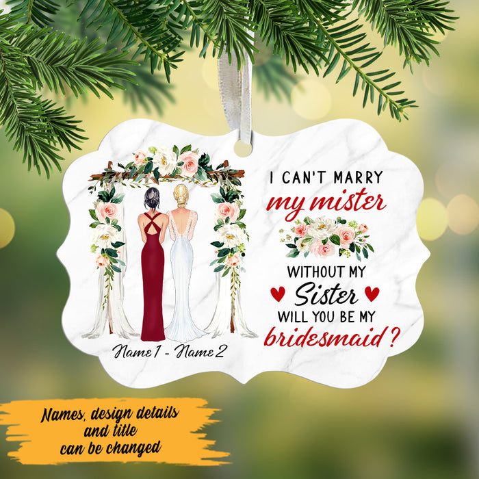 Personalized Bridesmaid Proposal MDF Benelux Ornament NB91 29O47 1