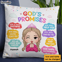 Personalized Gift For Granddaughter God's Promises Biblical Pillow 30313 thumb 1