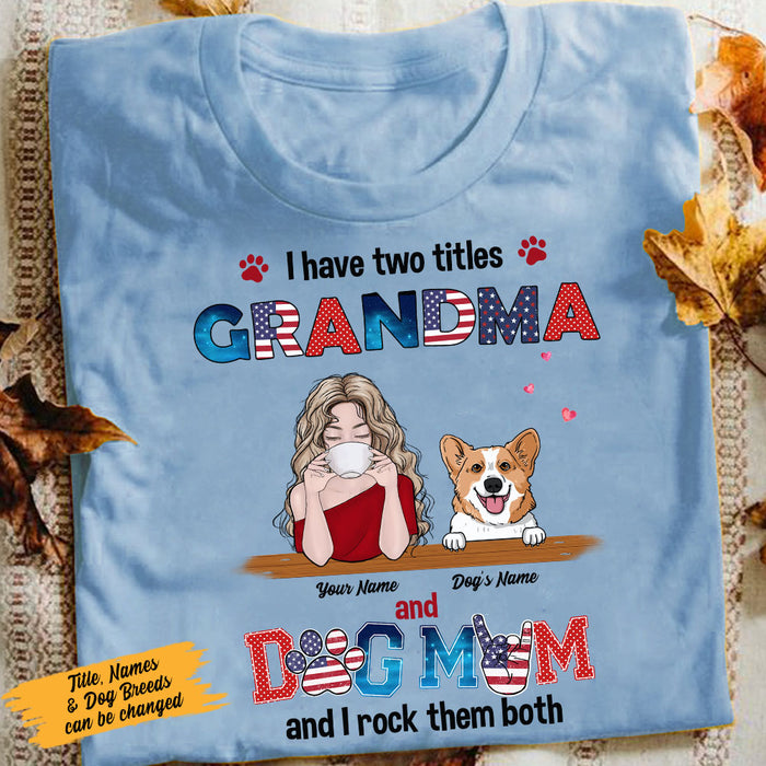 Personalized Dog Mom Aunt T Shirt MY121 30O58 1