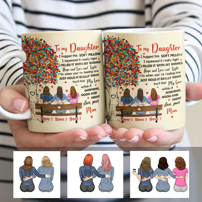 Personalized Mom And Daughter Love Tree Mug FB22 67O60 1