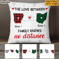 Personalized The Love Between Family Knows No Distance  Pillow NB182 73O53 thumb 1