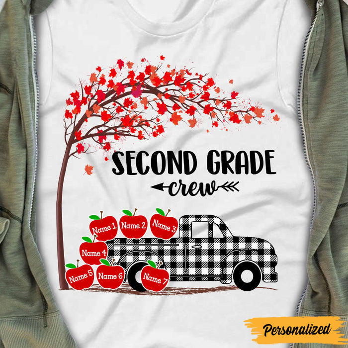 Personalized Teacher Apple Squad T Shirt JN284 95O47 1