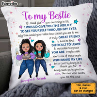Personalized To My Friend Thank You Leopard Pillow OB264 58O34 thumb 1