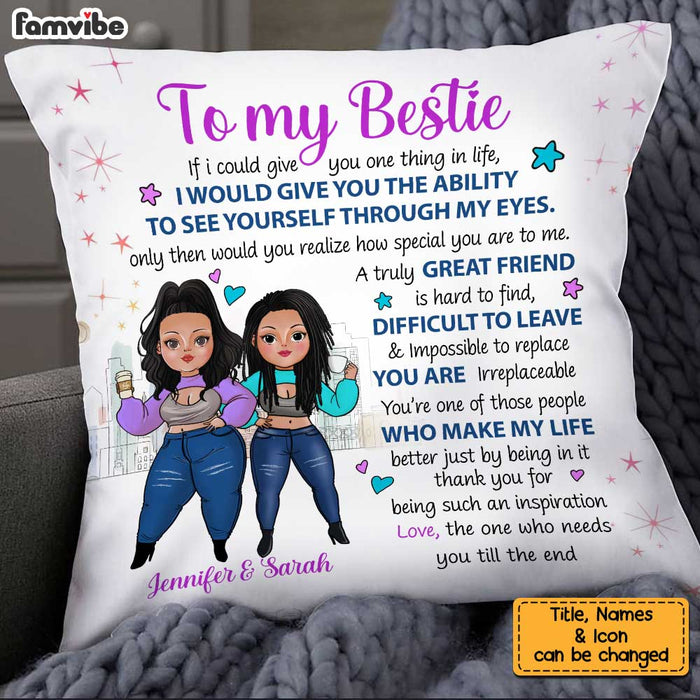 Personalized To My Friend Thank You Leopard Pillow OB264 58O34 1