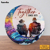 Personalized Gift for Couple Anniversary Together Shaped Pillow 30626 thumb 1
