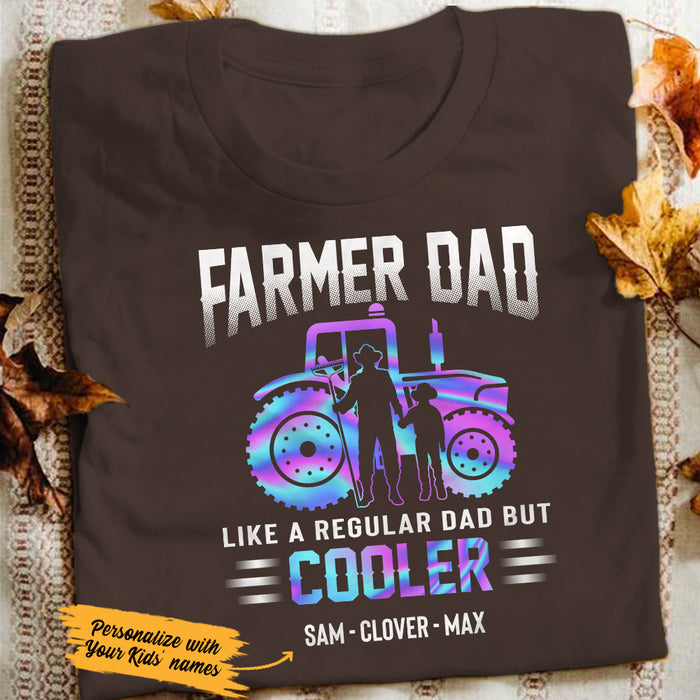 Personalized Tractor Farmer Dad Cooler T Shirt JL282 67O36 1