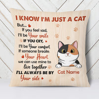 Personalized Cat Always By Your Side Pillow MR186 26O34 (Insert Included) thumb 1