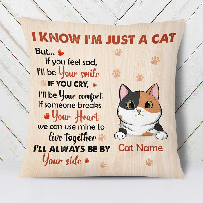 Personalized Cat Always By Your Side Pillow MR186 26O34 (Insert Included) 1