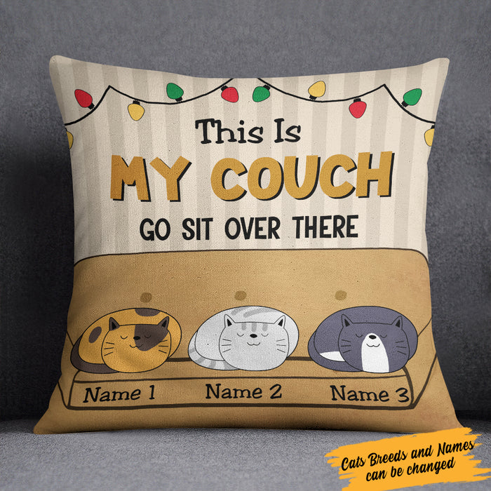 Personalized This is My Couch Cat  Pillow NB302 73O36 1