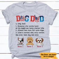 Personalized Dog Dad T Shirt MY113 87O47 thumb 1