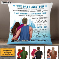 Personalized Gift For Couple The Day I Met You Pillow DB291 30O47 thumb 1