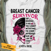 Personalized Skull Girl Breast Cancer T Shirt AG253 85O36 1