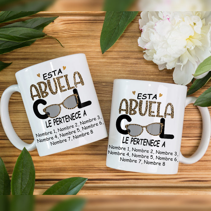 Personalized Cool Grandma Spanish Abuela Belongs Mug AP141 81O36 1