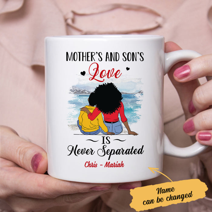 Personalized Mug - Mother & Son - The Love Between A Mother And