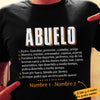 Personalized Grandpa Spanish Abuelo T Shirt MY111 87O34 1