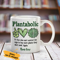 Personalized Plantaholic Funny Plant Mug AG271 87O36 thumb 1