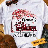 Personalized Valentine Grandma Truck T Shirt DB83 81O34 thumb 1