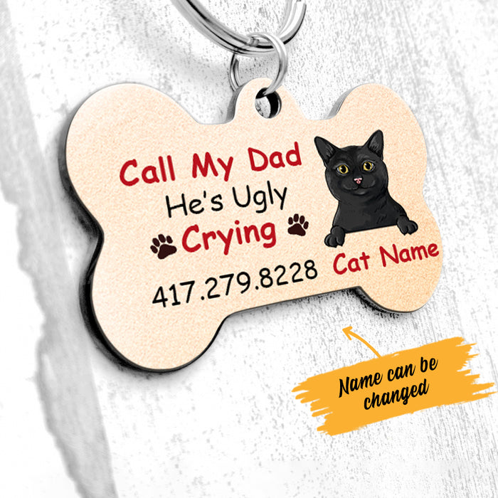 Personalized Cat Lost Mom Bone Pet Tag NB111 81O34 1