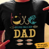 Personalized Fishing Dad Grandpa Love T Shirt AP173 81O60 1