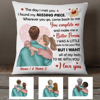 Personalized Couple You Complete Me Pillow MR81 30O34 (Insert Included) thumb 1