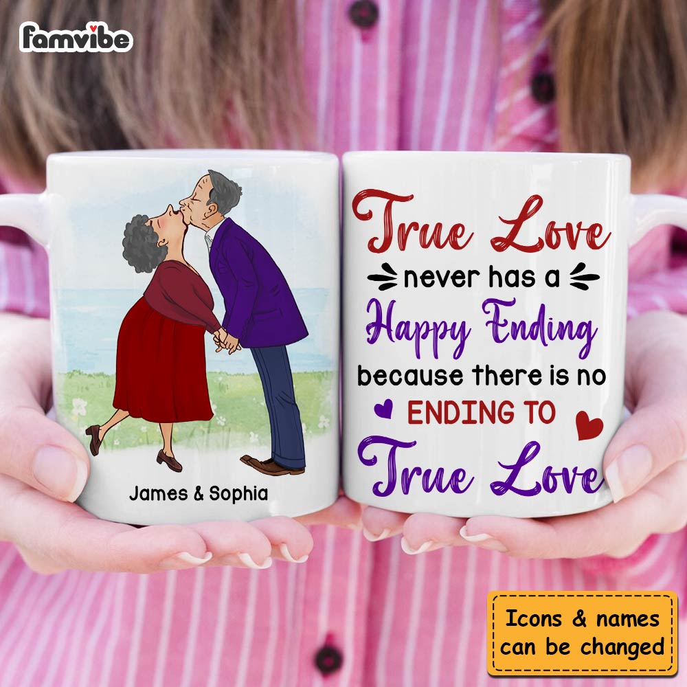 Personalized Couple Gift There Is No Ending To True Love Mug 31237 Primary Mockup
