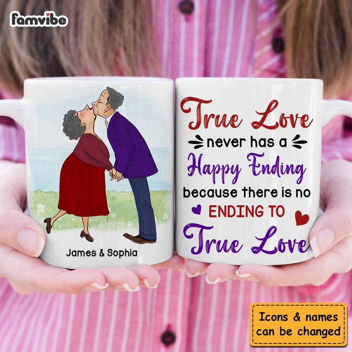Personalized Couple Gift There Is No Ending To True Love Mug 31237 1