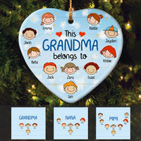 Personalized This Grandma Belongs  Ornament OB85 81O47 thumb 1
