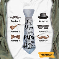 Personalized Dad Spanish Papá T Shirt MY173 95O47 thumb 1