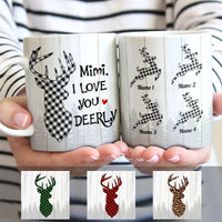 Personalized Grandma Nana Deer Christmas Mug OB132 81O58 thumb 1