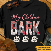 Personalized Dog Mom T Shirt JN121 73O57 thumb 1