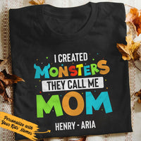 Personalized Mom Monster T Shirt JN165 95O36 thumb 1