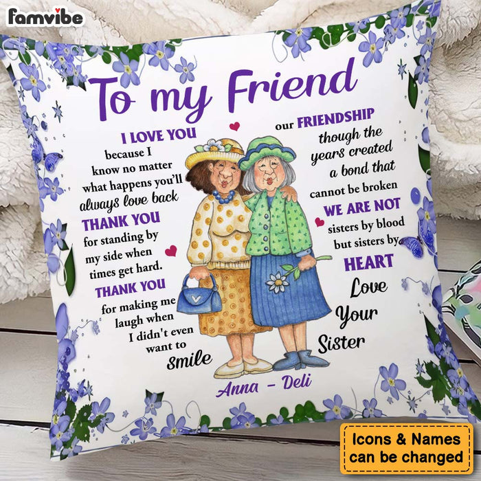 Personalized Gift For Friends I Love You Pillow 30754 1