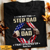 Personalized Step Dad Grandpa T Shirt MY142 87O47 1