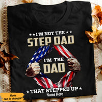 Personalized Step Dad Grandpa T Shirt MY142 87O47 thumb 1