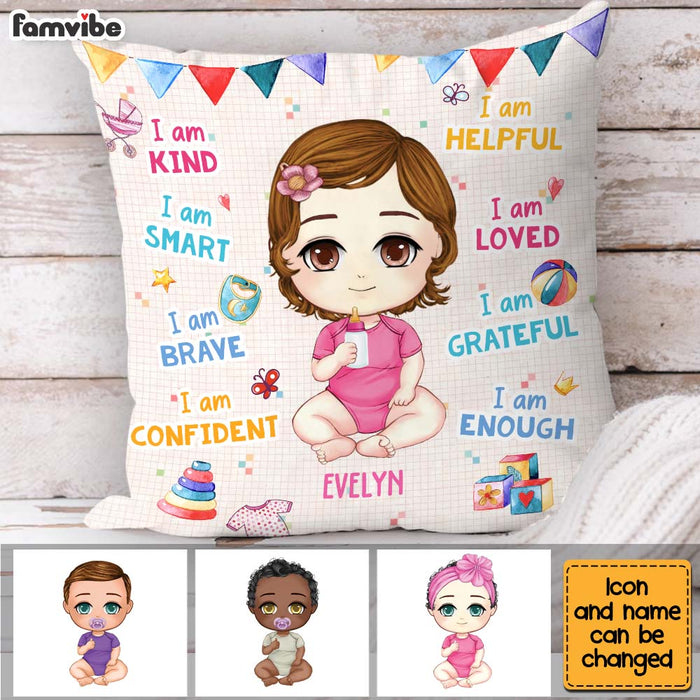 Personalized Gift For Baby I Am Kind Baby Shower Theme Pillow 31451 1