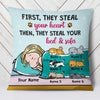 Personalized Cat Steal Your Bed Pillow JR292 29O47 1