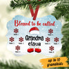 Personalized Grandma Claus Christmas Benelux Ornament NB191 30O60 1