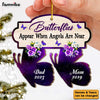 Personalized Memorial Butterflies Appear When Angels Are Near Ornament 30043 1