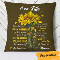 Personalized Mom Grandma French Maman Grand-mère Tree Pillow AP83 95O60 (Insert Included) thumb 1
