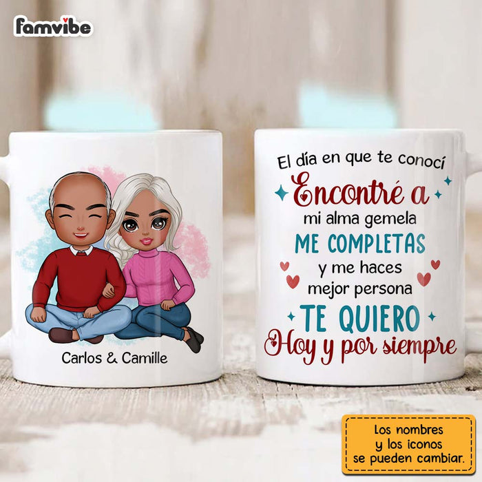 Personalized Couples Spanish Gift The Day I Met You Mug 31002 1