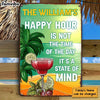 Personalized Gift Happy Hour is Not the Time of the Day It’s a State of Mind Tiki Bar Decoration Metal Sign 26194 1