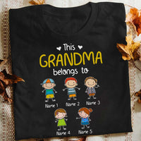 Personalized Grandma Belongs T Shirt OB222 81O34 thumb 1